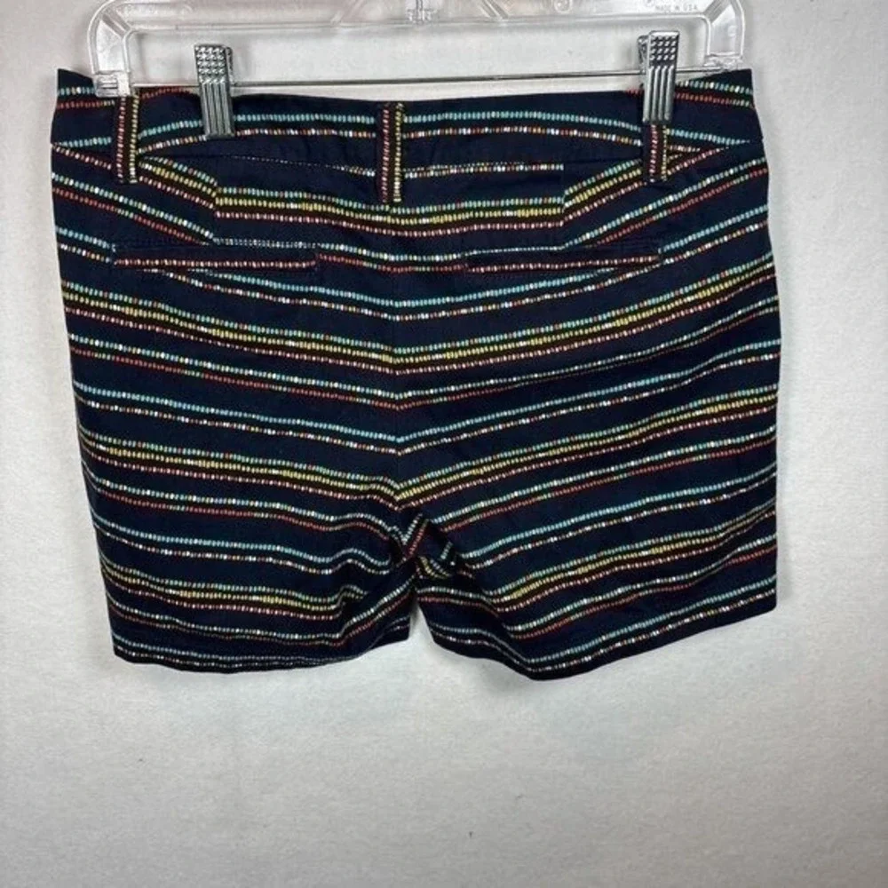 Merona Shorts Womens Size 4 Blue 100% Cotton Multicolored